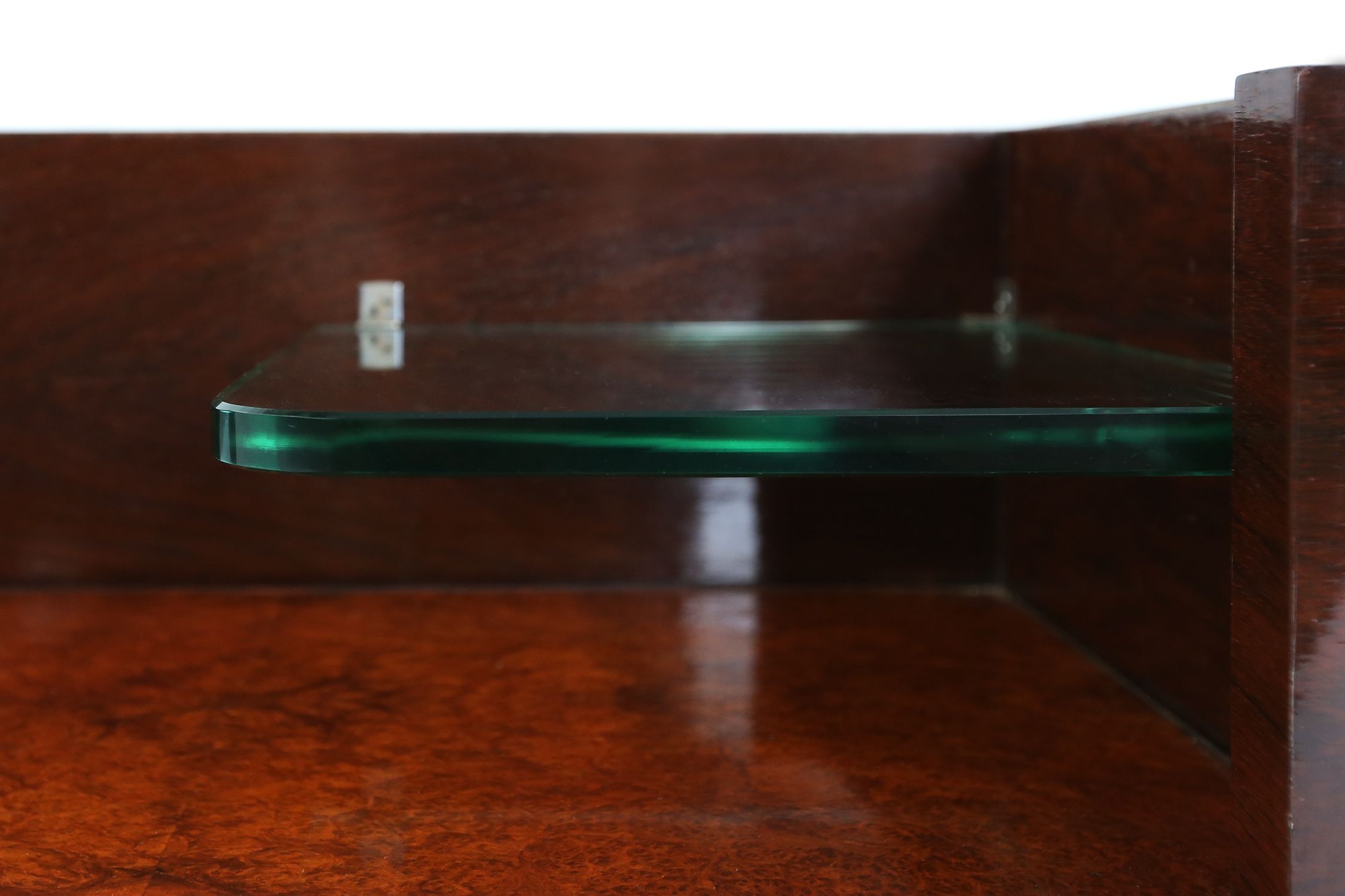 Art Deco Dressing Mirror by De Coene in Walnut Veneer, Belgium 1930sthumbnail